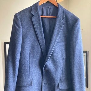 J. CREW WOOL BLAZER WITH ELBOW PATCHES - SIZE 46R
